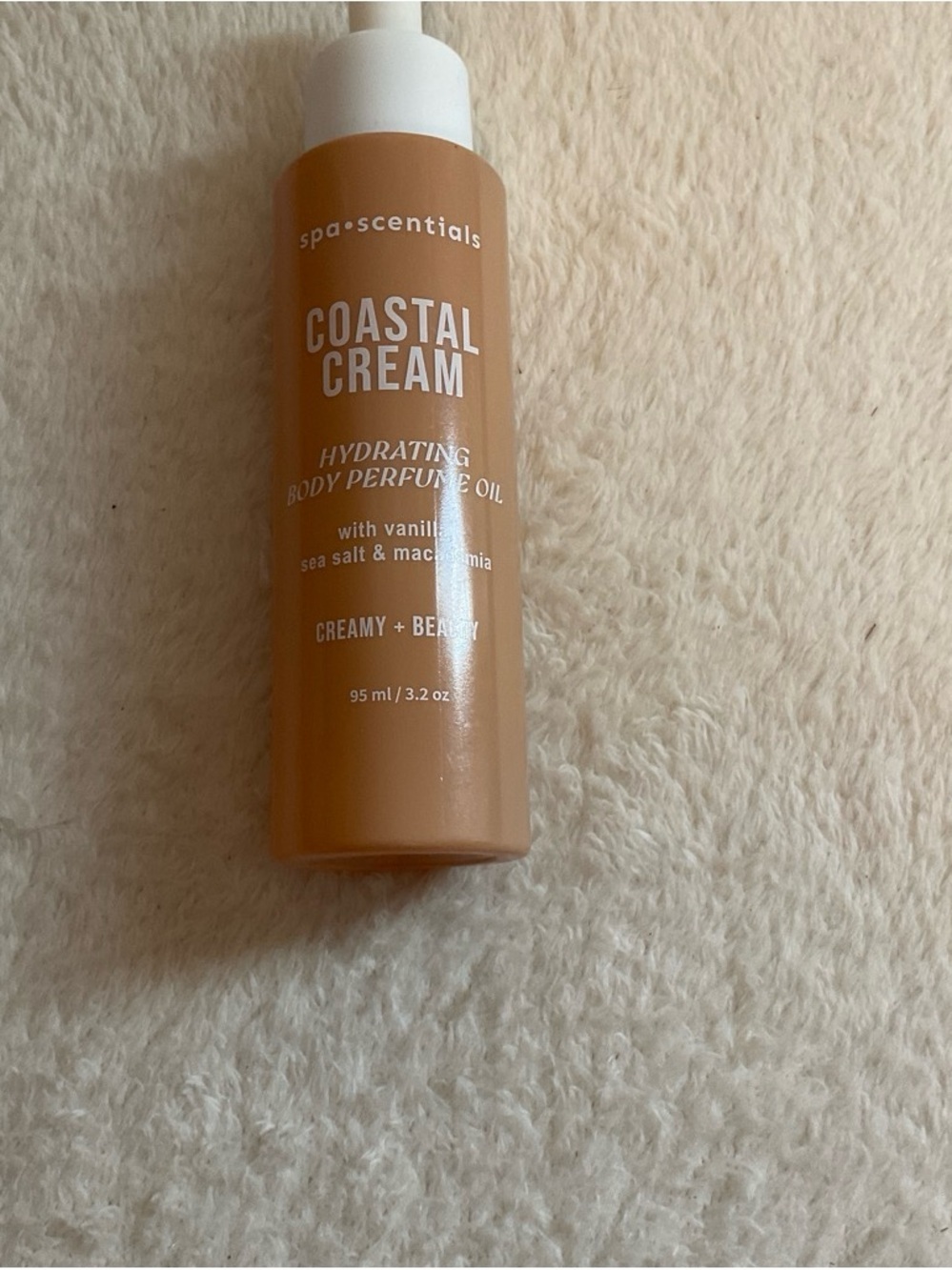 Coastal Cream Hydrating Body Perfume Oil - Creamy Tan
